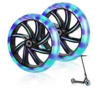 WIYETY Ruote di ricambio per scooter da 200 mm: 2 ruote di ricambio per monopattino, ruote di ricambio per monopattino, antiscivolo e durevole, per tutti i tipi di scooter e scooter