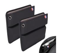 WIYETY Scatola Portaoggetti per Seggiolino Auto 2 Pezzi, Tasca Laterale per Console e Sedile, Borsa Organizzatrice per Documenti, Cartelle, Quaderni