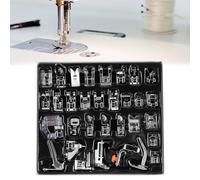 WIYETY Set di 32 piedini multifunzione per macchina da cucire, set di accessori per macchina da cucire per cantanti/fratello/Babylock/Necchi/New Home/Janome/Elna/Toyata/Simplicity, più macchina da