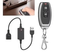 WIYETY Telecomando USB: interruttore USB, interruttore a telecomando, luce notturna da 5 V, interruttore a LED senza fili con telecomando, adatto per striscia LED, luce notturna