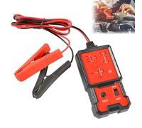 WIYETY Tester per relè per auto da 12 V: tester per relè portatile con clip, dispositivo diagnostico professionale, controllo della batteria per auto, relè per barca, moto, strumento
