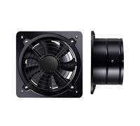 WIYETY Ventilatore aspiratore con interruttore: ventilatore da bagno in metallo industriale, silenzioso, 600 m³/h, 6 pollici, potente ventilatore da parete, per cucina, bagno e cantina, 160 mm