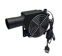 WIYETY Ventola radiale USB ventilatore: ventola radiale con regolatore di velocità, ventola turbina da 5 V, raffreddamento per elettrodomestici, ventola per riscaldatori, barbecue, picnic