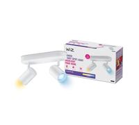 WiZ Faretto Smart Imageo WiFi, Luce Bianca da Calda a Fredda Dimmerabile, 2x5W, 2 Punti Luce, GU10, Bianco, Tecnologia SpaceSense, Controllo Vocale (Alexa, Apple HomeKit, Google Home)