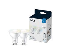 WIZ GU10 Whites 2x Lampadina Smart Wi-Fi Bianco caldo/Neutro GU10
