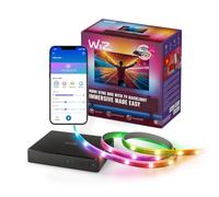WiZ HDMI Sync Box con retroilluminazione TV, sincronizza la luce con film, giochi e musica, HDMI 2.0, Striscia LED RGBIC per TV da 55-65 pollici, controllo con App, compatibile con Google e Alexa