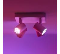 WiZ Faretto da soffitto Imageo, quadrato a 4 luci bianco WiZ