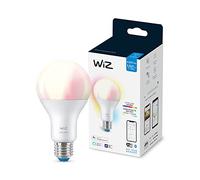 WiZ Lampadina Smart WiFi, Luce Bianca o Colorata Dimmerabile, E27, 100W, Tecnologia SpaceSense, Controllo Vocale (Alexa, Apple HomeKit, Google Home)