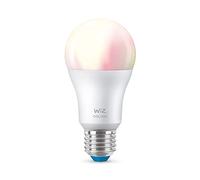 WiZ Lampadina Smart WiFi, Luce Bianca o Colorata Dimmerabile, E27, 60W, Tecnologia SpaceSense, Controllo Vocale (Alexa, Apple HomeKit, Google Home)