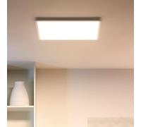 WiZ Plafoniera Quadrata Smart Wi-Fi, Luce bianca da calda a fredda, 12W, Bianco, Tecnologia SpaceSense, Controllo Vocale (Alexa, Apple HomeKit, Google Home)