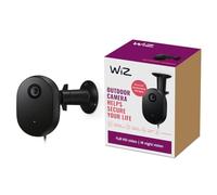 WiZ Smart Outdoor Camera - Flusso video in diretta - Audio bidirezionale - Notifiche istantanee - Abbinamento con l'illuminazione intelligente Visione notturna