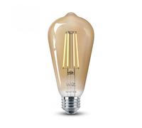 WIZ ST64 2x Lampadina LED E27 Wi-Fi Vintage Ambra Bianco Caldo