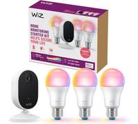 Starter kit di telecamere di sicurezza per interni WiZ con 3 x E27 WiZ