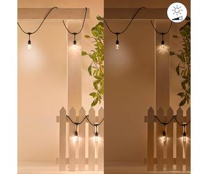 WiZ String Lights Catena luminosa a LED per esterni, 14,8 m, CCT, RGB WiZ