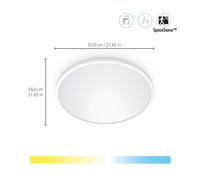 WiZ Plafoniera Smart Super Slim Dimmerabile Luce Bianca da Calda a Fredda