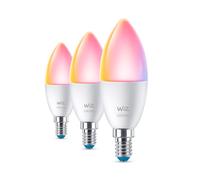 Wiz Tunable White & Color set da 3 lampade LED B37 E14, 2200-6500 K, 4,9 W, 8720169075672, B39 Tunable White & Color [Lampadine > Lampade a LED]