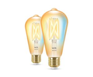 Wiz Tunable White set da 2 lampade LED ST64 E27, 2000-5000 K, 7 W, 8719514551077, ST64 Tunable White [Lampadine > Lampade a LED]