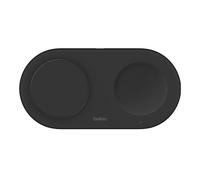 Belkin WIZ021VFBK Caricabatterie wireless per due dispositivi, nero Belkin