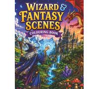 Wizard & Fantasy Scenes Colouring Book: 40 Magical Designs Featuring Wizards, Dragons, Castles, Fairies and Enchanted Worlds