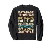 Wizard Job Title Quote - Funny Database Technician Felpa