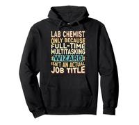 Wizard Job Title Quote - Funny Lab Chemist Felpa con Cappuccio