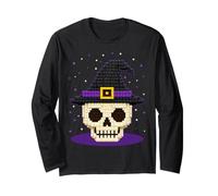 Wizard Skeleton Witch Brick Builder, mattoncino o Dolcetto per Halloween Maglia a Manica