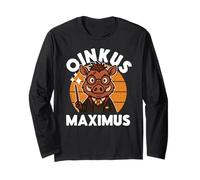 Wizard Warthog con Bacchetta Magica Incantesimo Oinkus Maximus Parodia Maglia a Manica