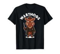 Wizard Warthog con Magia Incantesimo Bacchetta Parodia Maglietta