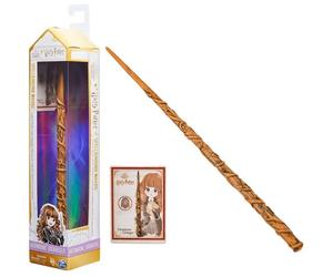 Wizarding World, Bacchetta degli Incantesimi di Hermione, 30.5 cm, Include Carta Incantesimo da Collezione. Giocattoli per Bambini e Bambine, 6+ Anni