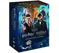 Wizarding world : harry potter 1 à 7.2 + les animaux fantastiques 1 à 3 (DVD)