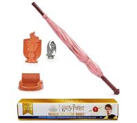 Wizarding World Harry Potter, Bacchetta da Collezione a Sorpresa, dal Film Harry Potter e il Calice di Fuoco, con Base e Icona in Metallo, 14+ Anni