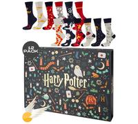 Wizarding World Harry Potter Calendario Dell'avvento - Calze Cotone 35-45 | Motivi Divertenti E Simpatici, Advent Calendar Originale, Atmosfera Calda Natale, Regalo Pronto Da Offrire Per Uomo