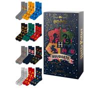 Wizarding World Harry Potter Calendario Dell'avvento - Calze Cotone | Motivi Divertenti E Simpatici, Advent Calendar Originale, Atmosfera Calda Natale, Regalo Pronto Da Offrire Per Uomo