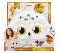 Wizarding World Harry Potter, Hedwig Purse Pets, animaletto giocattolo interattivo e borsa a spalla, oltre 30 suoni e reazioni, giocattoli per bambine da 6 anni in su