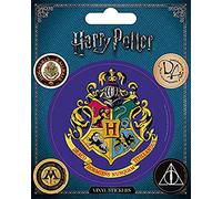 Wizarding World Harry Potter-Hogwarts Adesivo in Vinile, Multicolore, 10 x 12.5cm