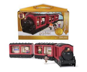 Wizarding World Harry Potter - Hogwarts Express Momenti Magici S5-3 Bambole Figure articolate con 3 carri, personaggio Harry Potter - Giocare ed esporre - Giocattolo per bambini 6 anni e +