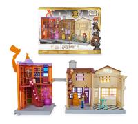Wizarding World Harry Potter Magical Minis set di gioco Diagon Alley 3-in-1 con luci e suoni 2 personaggi e 21 accessori giocat