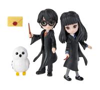 Wizarding World , Set Amicizia Harry Potter e Cho Chang con Edvige, bambole articolate 7.5cm, collezione Harry Potter - dai 5 a NEW