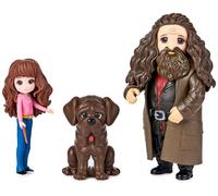 Wizarding World , Set Amicizia Hermione e Rubeus Hagrid con Thor, bambole articolate 7.5cm, collezione Harry Potter - dai 5 anni