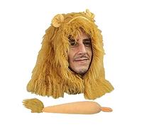 Wizards - Pantomime natalizio con leone codardo e orecchie di criniera e coda di gatto, taglia unica