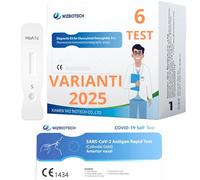 WizBiotech 6 Tamponi Rapidi, Tampone rapido Corona 19 Antigen Test, Certificato per Uso Domestico, Test Rapido Identifica le Nuove Varianti | Wiz Biotech (6)