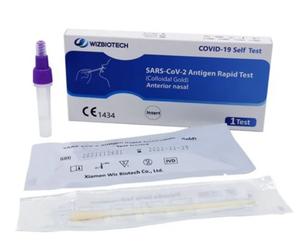 Wizbiotech Sars-Cov-2 AG Test Antigenico Rapido Covid-19 1 Pezzo