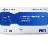 WizBiotech Tamponi Rapidi, Tampone rapido Corona 19 Antigen Test, Certificato per Uso Domestico, Test Rapido Identifica le Nuove Varianti (30)