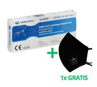 WizBiotech Test rapido antigenico COVID-19 + mascherina FFP2 NANOVIO g