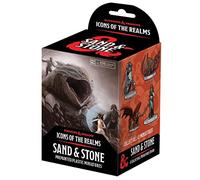 WizKids D&D Icons of The Realms Miniatures: Sand & Stone Booster (Set 26) - 4 figure, preverniciate, assortite casualmente, RPG