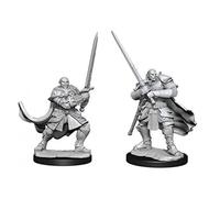 WizKids D&D Le meravigliose miniature non dipinte di Nolzur: Maschio Paladino Mezzo Orco (Onda 15)