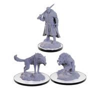 WizKids D&D Nolzur's Marvelous Miniatures: Loup Garou Dungeons and Dragons Miniature non dipinte