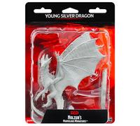 Young Silver Dragon: D&D Nolzur's Marvelous Unpainted Miniatures (W11)