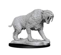 WIZKIDS Deep Cuts Miniature Non Dipinte (W14) Tigre A Dentiscabra