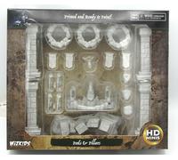 PATHFINDER Deep Cuts Unpainted Miniature Pools & Pillars by WIZKIDS